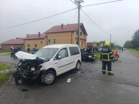 Sudar u mjestu Jugovo Polje u Općini Suhopolje
