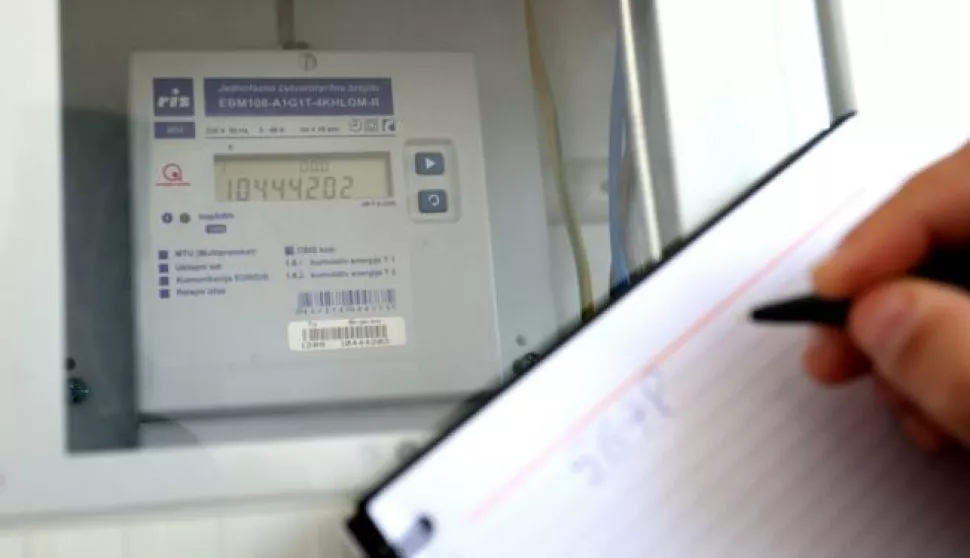 27.02.2015., Sibenik - Ocitanje brojila elektricne energije. Photo: Dusko Jaramaz/PIXSELL
