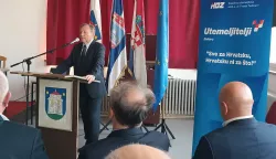 Đakovo, 29. 4. 2025. Osnivačka skupština Gradske organizacije Zajednice utemeljitelja HDZ-a "Dr. Franjo Tuđman" Grada Đakova