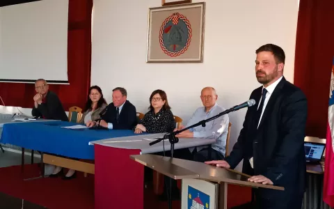 Đakovo, 29. 4. 2025. Osnivačka skupština Gradske organizacije Zajednice utemeljitelja HDZ-a "Dr. Franjo Tuđman" Grada Đakova