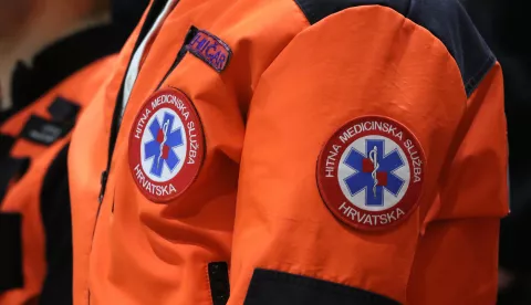 Osijek, 17. 01. 2025, Vikarijat, Početna konferencija projekta Zavoda za hitnu medicinu (suradnja sa Somborom). snimio GOJKO MITIĆ