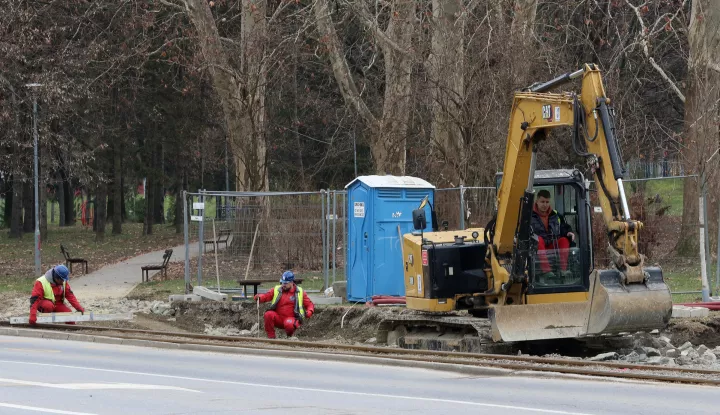 Osijek, 03. 02. 2025, Gradisliste, gradjevniski radnici, radovi, gradnja, ilustracija.snimio GOJKO MITIĆ