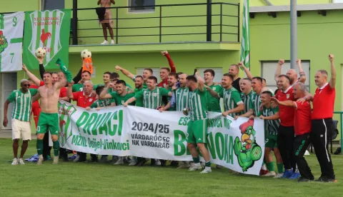 Vardarac, 03. 05. 2025, Igralište u Vardarcu, nogomet, Vardarac - Jedinstvo (Donji Miholjac), MŽNL Osijek - Vinkovci. Vardrac prvak.snimio GOJKO MITIĆ