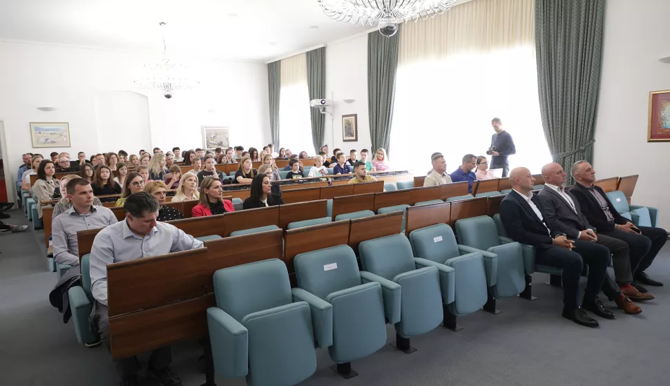 Osijek, 05. 05. 2025., Rektorat, Aula, festival znanosti, otvorenje SNIMIO BRUNO JOBST