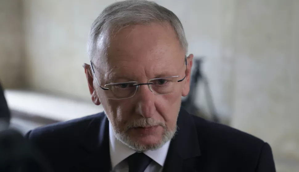 Zagreb.5.5.2025.Sjednica Predsjedništva i Nacionalnog  odbora HDZ-a.Na slici Davor Božinović.foto HINA/ Tomislav Pavlek/ tp