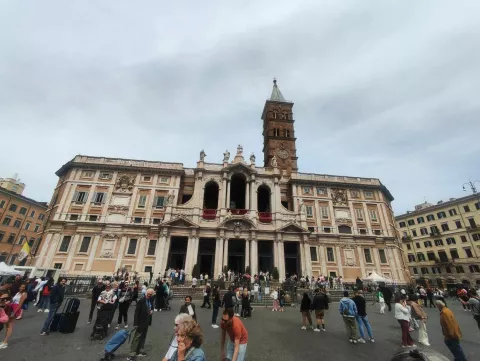 Bazilika svete Marije Velike u kojoj je pokopan papa Franjo