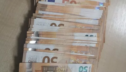 Zaplijenjeni euri