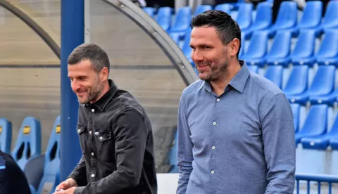 sport...vinkovci...24.09.2022.1. nl 2022/23 - 07. kolo; cibalia - jarun- treneri radotic tomislav i leko jerko;foto Gordan Panić