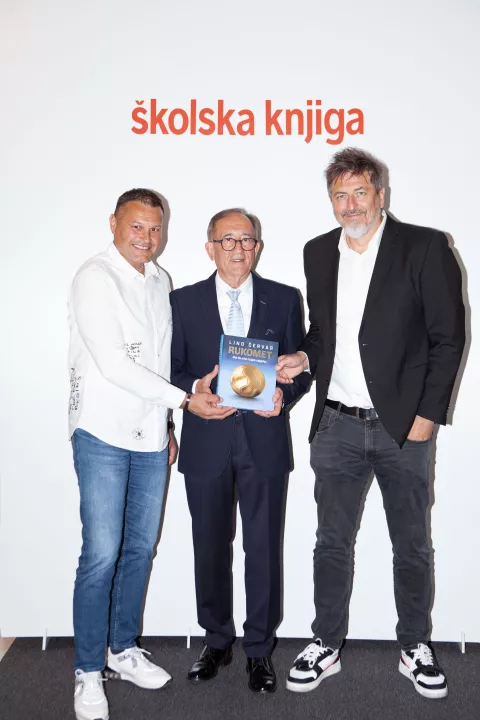 Lino Červar, predstavljanje knjige, Nikša Kaleb, Lino Červar, Vlado Šola