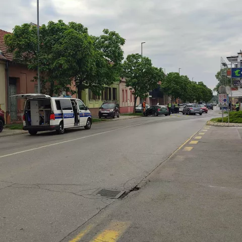 Sudar na križanju Ilirske i Kanižlićeve ulice u Osijeku