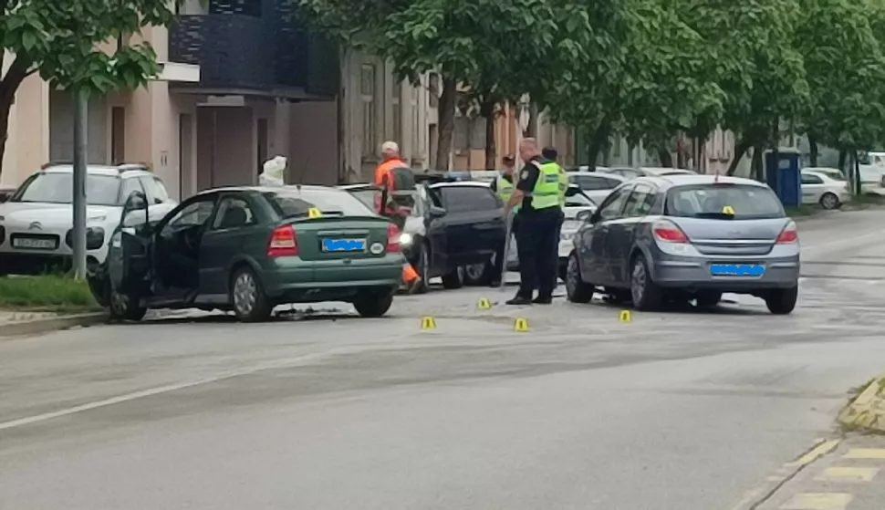 Sudar na križanju Ilirske i Kanižlićeve ulice u Osijeku