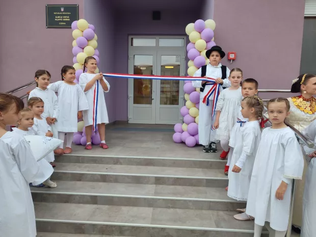 Otvorenje vrtića u Cerni, svibanj 2025.foto: Marija Le&scaron;ić Omerović