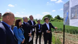 PODGORAČNa području Općine Podgorač, na lokaciji uz vodotok Breznica između naselja Podgorač, Stipanovci i Kršinci, u petak su počeli radovi na izgradnji nove akumulacije Breznica. 9. 5. 2025.