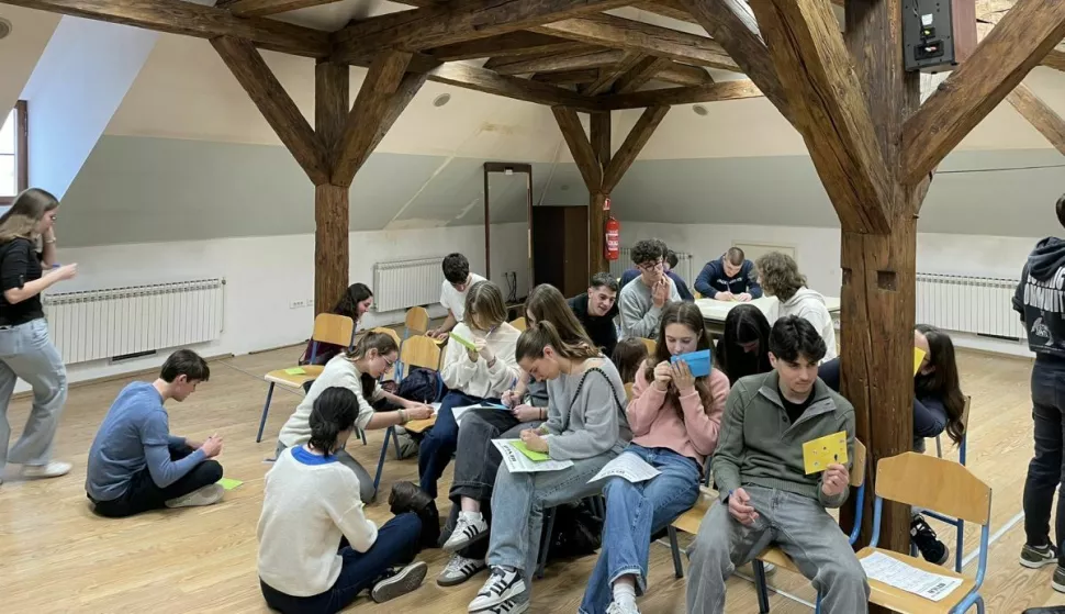 JEEP projekt u Isusovačkoj klasičnoj gimnaziji s pravnom javnosti u Osijeku.Foto: Preuzeta s web stranice gimnazije