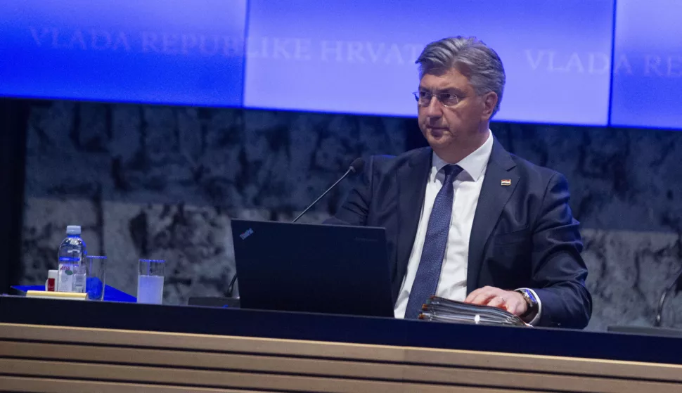 Zagreb, 06.05.2025 - 89. sjednica Vlade RH. Na fotografiji Andrej Plenković. foto HINA/ Daniel KASAP/ dk