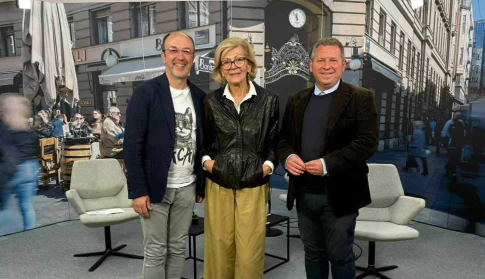 Superscript Title:ŠPICA S MACANOM – MIRJANA RAKIĆ I GORAN BANDOV GOSTOVALI U EMISIJI KREŠIMIRA MACANAMain Headline:SVIJET SE MIJENJA, A PREDUVJET ZA KREIRANJE NOVOG PORETKA JE MIR