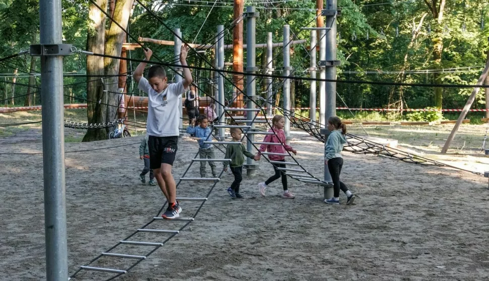 Adrenalinski park Vukovar, poligon