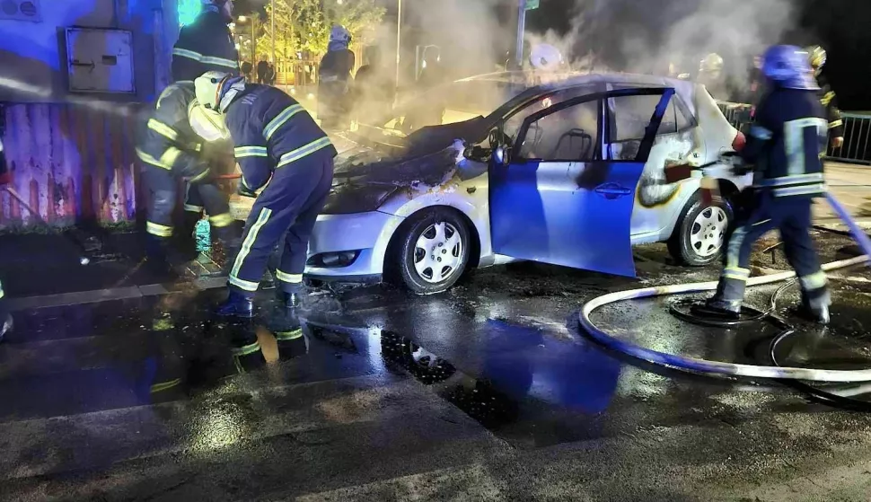 U potpunosti izgorio automobil u Valpovu