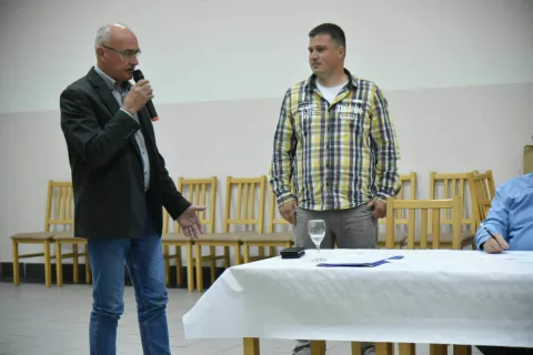 Stari predsjednim Udruge Darko Cerovski i novi predsjednik Zoran Čorić