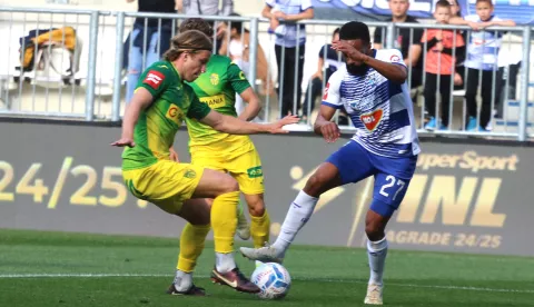 Osijek, 25. 05. 2025, Opus Arena, nogomet, SuperSport HNL 24/25, Osijek - Istra. Santos Fortes Hernani Jorge (27).snimio GOJKO MITIĆ