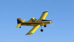 Osijek, 21. 10. 2024, Klisa, Zračna luka Osijek, ZLO. Obitelj Vlašić kupila Air Tractror u Canadi i dovezla ga u Osijek. Svečani doćek u Zračnoj Luci Osijek,snimio GOJKO MITIĆ