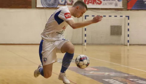 Osijek, 19. 05. 2025, SD Zrinjevac, mali nogomet. Osijek Kandit - Futsal Dinamo, četvrta utakmica, polufinale doigravanja za prvaka SuperSport HMNL-a.snimio GOJKO MITIĆ