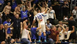 Osijek, 30. 05. 2025, SD Zrinjevac, mali nogomet, Osijek Kandit - Novo Vrijeme (Makarska), Finalna serija doigravanja za prvaka Hrvatske.snimio GOJKO MITIĆ