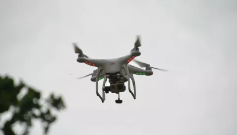 01.05.2015., Pula - U Sijanskoj sumi uprilicena prigodna proslava Prvog maja uz bogati zabavno kulturni program i neizbjezan grah. Dron. Photo: Dusko Marusic/PIXSELL