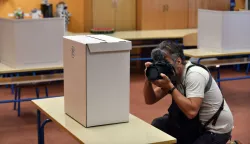 Zagreb, 01.06.2025 (novosti) - lokalni izbori, 2.krug glasovanja, na slicifoto Davor Kovacevicnovosti