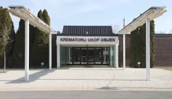 Osijek, 01. 02. 2024., Centralno groblje, UKOP, suncana elektrana, press, krematorijSNIMIO BRUNO JOBST