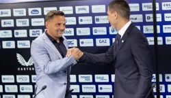 Zagreb, 05.06.2025 - Predstavljanje Marija Kovačevića, novog glavnog trenera GNK Dinama. Na slici Marijo Kovačević, Zvonimir Bobanfoto HINA/ Damir SENČAR/ ds