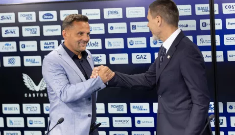 Zagreb, 05.06.2025 - Predstavljanje Marija Kovačevića, novog glavnog trenera GNK Dinama. Na slici Marijo Kovačević, Zvonimir Bobanfoto HINA/ Damir SENČAR/ ds