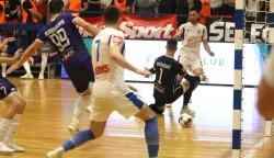 Osijek, 02. 06. 2025, SD Zrinjevac, mali nogomet, Osijek Kandit - Novo Vrijeme (Makarska), doigravanje za prvaka.snimio GOJKO MITIĆ