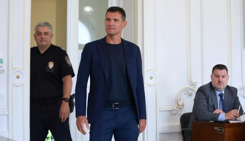 09.06.2025., Osijek - Na Zupanijskom sudu nastavljeno je sudjenje braci Mamic i ostalima za izvlacenje novca iz Dinama. Dejan Lovren Photo: Davor Javorovic/PIXSELL