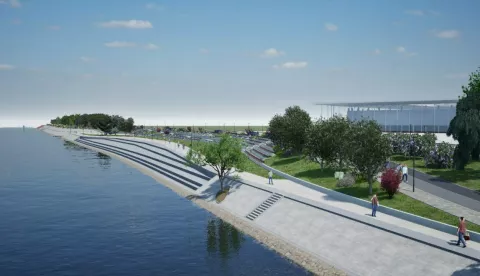 promenada zapad, prva dionica, vodeni trg