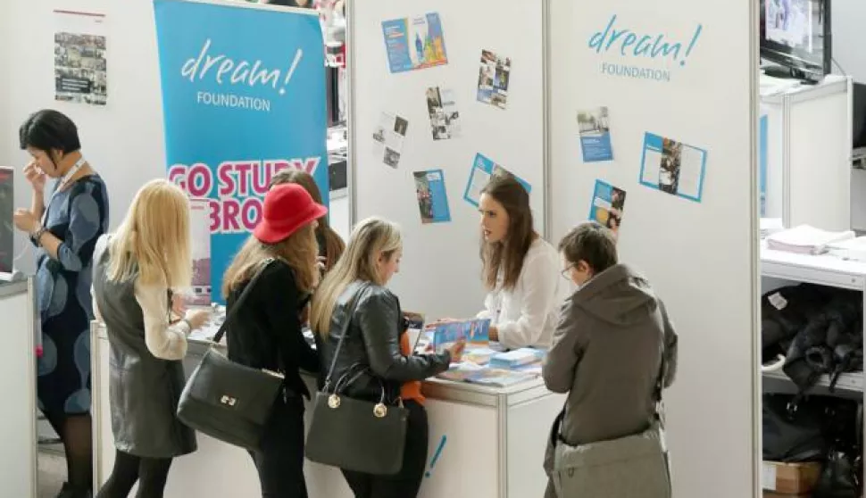 13.10.2015. Zagreb - Nacionalna sveucilisna knjiznica, otvorenje Sajma stipendija i visokog obrazovanja.Photo: Goran Jakus/PIXSELL------3 stupca colornovosti