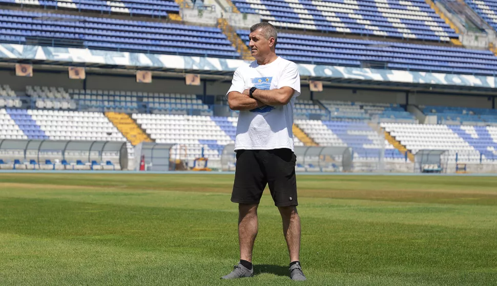 Osijek, 20. 06. 2025., Stadion Gradski vrt, ŽNK Osijek, reportaža, obilazak, Robert ŠpeharSNIMIO BRUNO JOBST