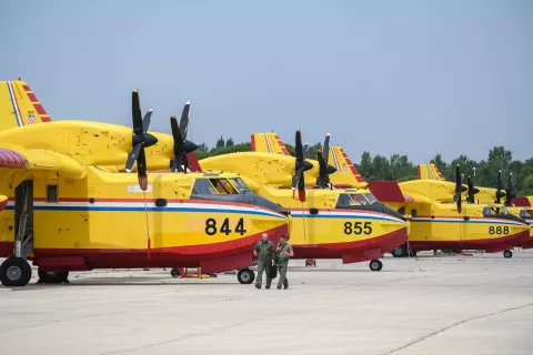 ZEMUNIK DONJI - 16.06.2025 - REPORTAŽA - Kanaderi Hrvatskog ratnog zrakoplovstva