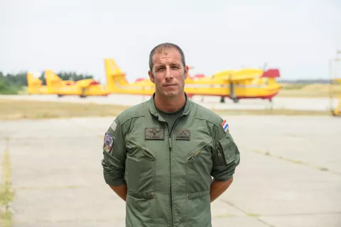 ZEMUNIK DONJI - 16.06.2025 - REPORTAŽA - Kanaderi Hrvatskog ratnog zrakoplovstvaKapetan Kanadera, Ivan Dukić