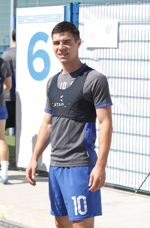 Osijek, 23. 06. 2025., Opus Arena, NK Osijek, prozivka, prozivka 2025, Stanislav Šopov; Stanislav Shopov SNIMIO BRUNO JOBST