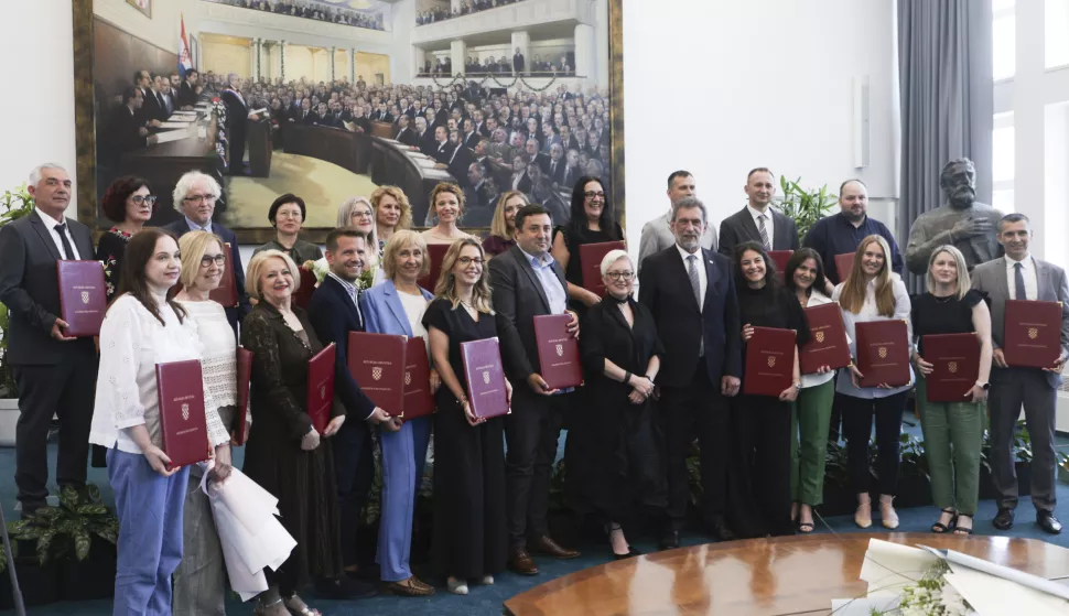 Zagreb, 23.06.2025. - Dodjela "Nagrada Ivan Filipović" za značajna ostvarenja u odgojno-obrazovnoj djelatnosti za 2024. godinu. foto HINA/ Lana SLIVAR DOMINIĆ/ lsd