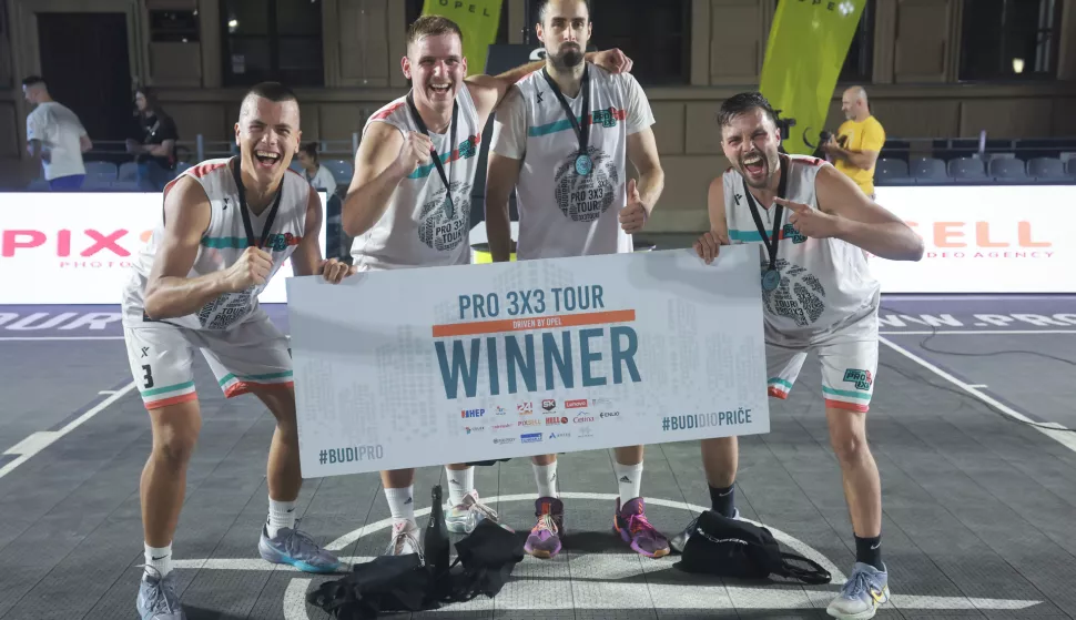 PRO 3x3 Tour: U Vinkovcima prvo slavlje hrvatskih haklera