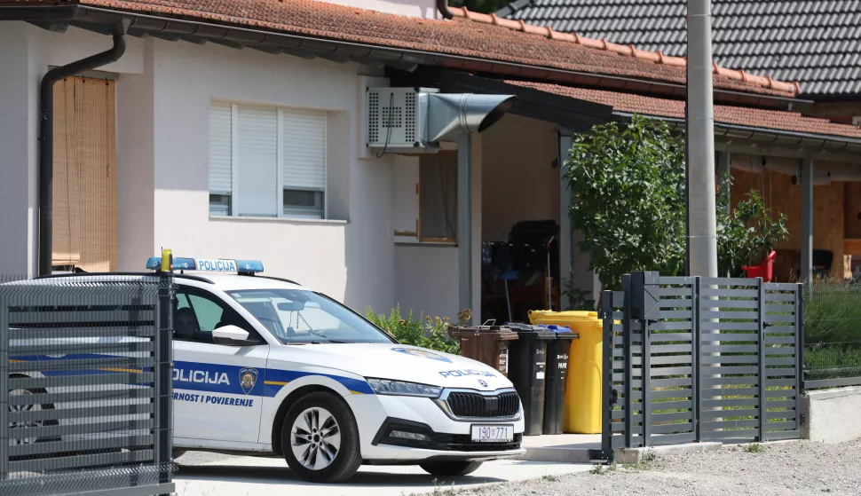 24.06.2025. Zagreb - Jutros je uhićen Andrej B., bivši suprug Andreje K., ubijene 13. lipnja sa svojim partnerom Marijanom C. na zagrebačkom Markuševcu. U tijeku je policijska pretraga kuće bivšeg supruga, na širem području Sesveta. Photo: Matija Habljak/PIXSELL Photo: Matija Habljak/PIXSELL