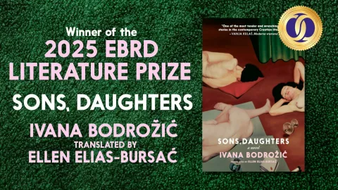 Ivana Bodrožić dobitnica EBRD-ove nagrade za književnost za roman "Sinovi, kćeri"