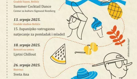Ljeto u Belišću - plakat 2025.
