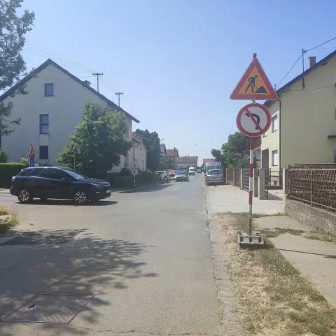 Fruškogorska ulica, radovi na raskrižju sa Kolodvorskom