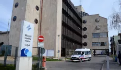osijek, 14 ožujka 2020, 12,00 sati, kbc, klinički bolnički centar osijek, koronavirus, covid-19, snimio zdenko pušić  