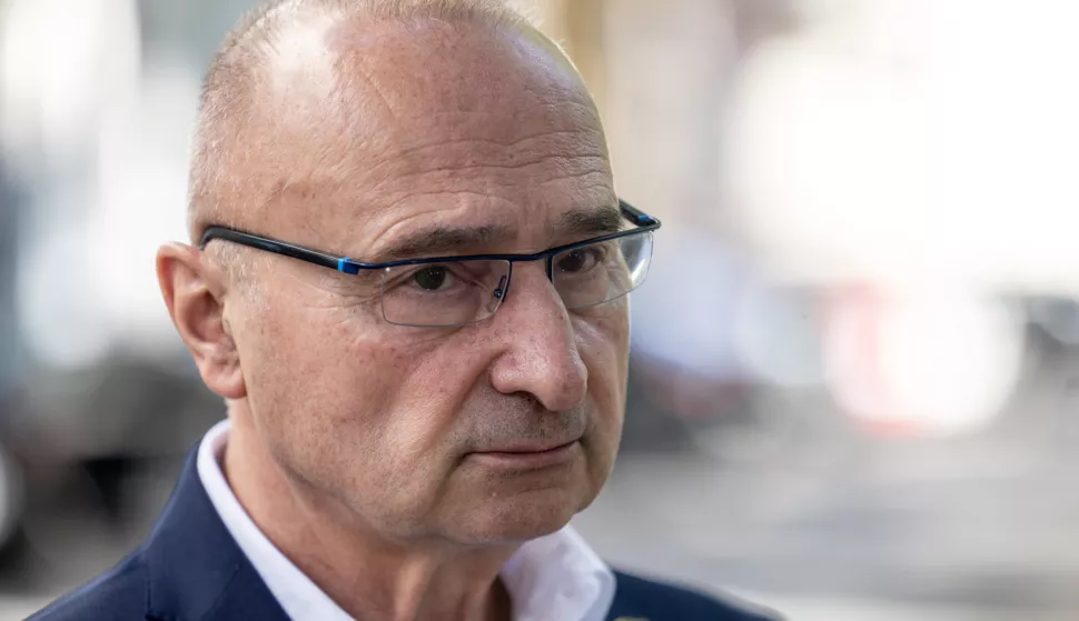 Zagreb, 22.6.2025 - Ministar vanjskih poslova Gordan Grlić Radman dao je izjavu oko situacije na Bliskom Istoku.Foto Hina/ Dario GRZELJ/ dag