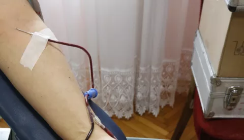 OSIJEK, 31. 12. 2019, ŠETALIŠTE P. PRERADOVIĆA 6. AKCIJA DOBROVOLJNOG DARIVANJA KRVI, DDK. snimio GOJKO MITIĆ