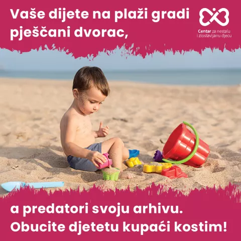 Centar za nestalu i zlostavljanu djecu upozorava roditelje na predatore koji snimaju nagu djecu na plažama